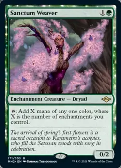 MTG - SANCTUM WEAVER - Modern Horizons 2 (R) - Image 1