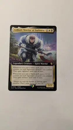 Ardbert, Warrior of Darkness Extended Art Rare Final Fantasy FIC Commander MTG - Image 1