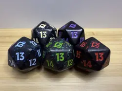Magic The Gathering Edge Of Eternities Spin Down Dice Set of 5 - Image 1