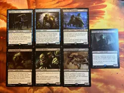 MTG 7 x Rare Zombie Lot Commander: Innistrad: Midnight Hunt Near-Mint!! - Image 1