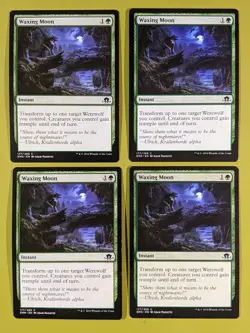 Waxing Moon x4 Eldritch Moon 4x Playset Magic the Gathering MTG - Image 1