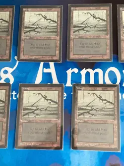 MTG Set of 10 Beta Limited Swamp C Two Branches Magic: The Gathering Played - Image 3