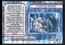 A Narrow Escape 53 Pokemon The Movie 2000 Topps Pokemon Card Blue Logo NM - Image 2