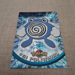 #61 Poliwhirl Topps Pokemon Trading Card Holo No. 61 - Image 1