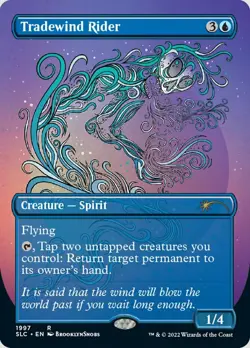 1 x Tradewind Rider - Foil - Borderless - Secret Lair - NM-Mint - MTG - Image 1