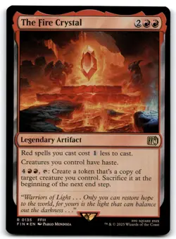 FOIL The Fire Crystal #135 FINAL FANTASY - Image 1