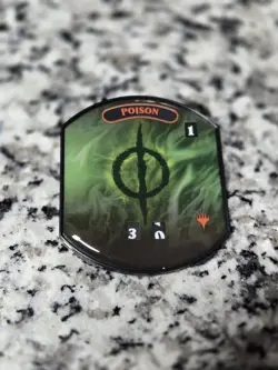 1x Relic Tokens: Lineage Collection - Poison Counter Ultra Pro Token (UPT) MTG - Image 1