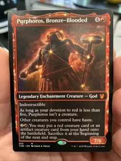 SHOWCASE Purphoros, Bronze-Blooded - THB - NM - Magic: The Gathering - MTG - Image 1