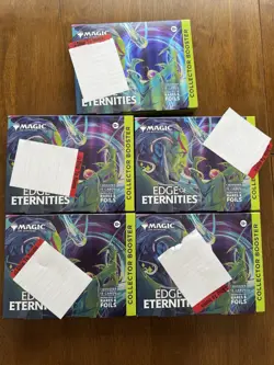SEALED Magic The Gathering: Edge of Eternities Collector Boosters lot of 5 NEW - Image 1