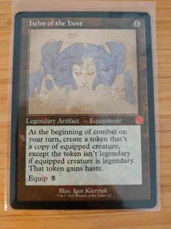 MTG Helm of the Host (Schematic Retro Frame) The Brothers' War M/NM Free UK P&P - Image 1