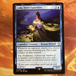 MTG Lulu, Stern Guardian Commander: FINAL FANTASY Near-Mint Blue Rare!! - Image 1