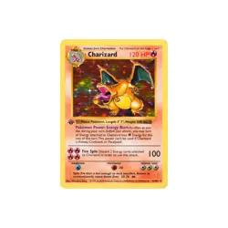 Charizard Base Set 4/102 1st Edition Holo Pokemon Card - Image 1
