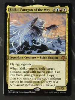 Shiko, Paragon of the Way #0223 M [Tarkir: Dragonstorm] Non-Foil LP/NM - Image 1