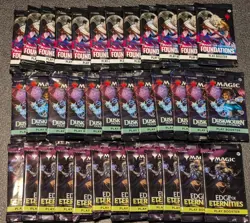Lot 36 Magic the Gathering Duskmourn Foundations Edge Eternities Play Boosters - Image 1
