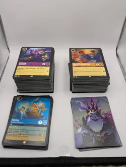 Lorcana Ursula's Return Card Lot 200+ + 23 Foil + Complete Art Card Puzzle - Image 1