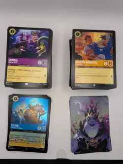 Lorcana Ursula's Return Card Lot 200+ + 23 Foil + Complete Art Card Puzzle - Image 2