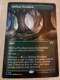 Shifting Woodland - #357 Foil (Borderless) Modern Horizons 3 - Mtg - Image 1