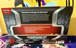 Charizard EX Special Collection Box with Jumbo Lenticular Card and Promo Cards - Image 2