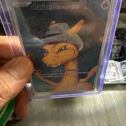 Charizard with Grey Felt Hat Pokemon x Van Gogh ACG Art Card - Image 3