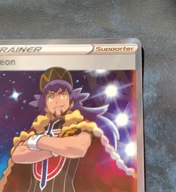 Leon 182/185 Trainer Vivid Voltage Holo Ultra Rare Pokemon Card Nintendo 2020 - Image 3