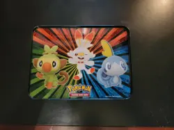 Pokemon Trading Card Game Tin Metal Lunch Box Storage With Handle - Image 2