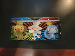 Pokemon Trading Card Game Tin Metal Lunch Box Storage With Handle - Image 4