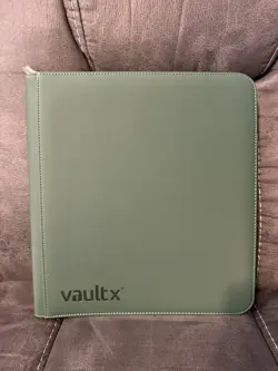 Vault X Premium 12 Pocket Exo-Tec Zip Binder Forest Green 480 Cards New - Image 5
