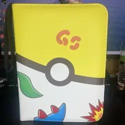 TCGAMES Pokemon TCG 4-Pocket Binder 50 Pages holds 200 / 400 Cards | Pokeball - Image 1