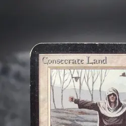 Consecrate Land Alpha Edition MTG HP Magic Trading Card Vintage 🌟🃏 - Image 2