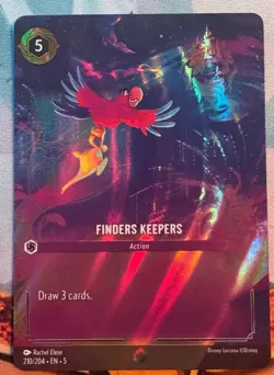 Beautiful Fan Art Enchanted * Olaf - Finders Keepers * Unplayable Card - Image 1