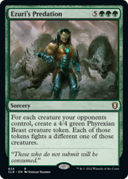 Ezuri's Predation Commander Legends: Battle for Baldur's Gate MINT CARD ABUGames - Image 1