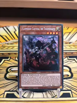 Yugioh Flammende Cartesia, die Tugendhafte Secret Rare DABL-DE011 - Image 1