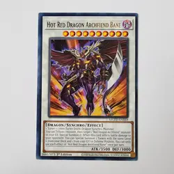 Hot Red Dragon Archfiend Bane - MGED-EN069 - Rare - 1st ed - Yugioh TCG - NM - Image 1