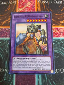 Yu-Gi-Oh! Elemental HERO Grand Neos LCGX-EN060 Super Rare Unlimited Near Mint - Image 1