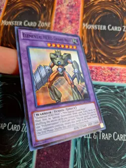 Yu-Gi-Oh! Elemental HERO Grand Neos LCGX-EN060 Super Rare Unlimited Near Mint - Image 2