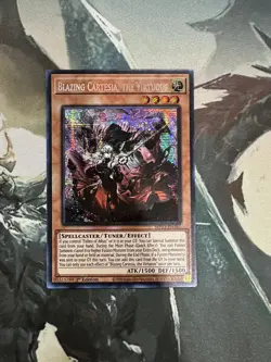 Yugioh Blazing Cartesia, the Virtuous Prismatic Secret Rare MP23 - Image 1