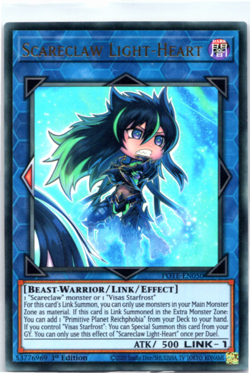Scareclaw Light-Heart - POTE-EN050 - Ultra Rare 1st Edition Yugioh - Image 1