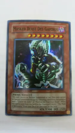 MASKED BEAST DES GARDIUS TAEV-ENSE1 LIMITED EDITION SUPER RARE YUGIOH UNPLAYED - Image 2