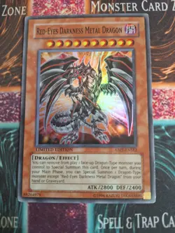 Yu-Gi-Oh! TCG Red-Eyes Darkness Metal Dragon ABPF-ENSE2 Super Rare Limited LP - Image 1