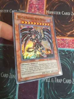 Yu-Gi-Oh! TCG Red-Eyes Darkness Metal Dragon ABPF-ENSE2 Super Rare Limited LP - Image 2