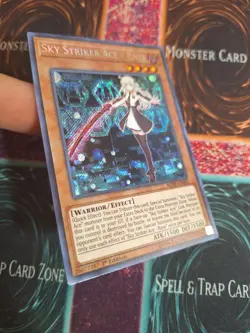 Yu-Gi-Oh! TCG Sky Striker Ace - Raye BLHR-EN089 Secret Rare 1st Edition NM - Image 2