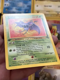 Pokemon Non-Holo Card Lot WOTC Vintage 16 cards HP To LP - Image 2
