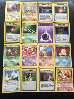 Pokemon Non-Holo Card Lot WOTC Vintage 16 cards HP To LP - Image 1