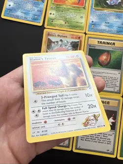 Pokemon Non-Holo Card Lot WOTC Vintage 16 cards HP To LP - Image 2