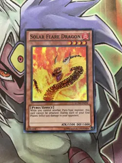 LCYW-EN254 Solar Flare Dragon Super Rare UNL Edition NM Yugioh Card - Image 1
