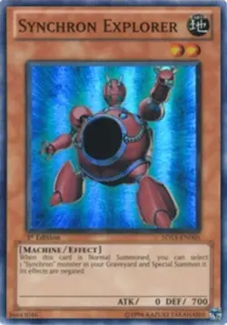 [SUPER RARE] YuGiOh - Synchron Explorer - NM - 5DS3-EN005 - 1st Ed - Image 1