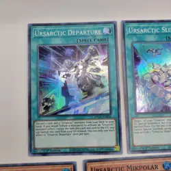 YuGiOh TCG - Lot of 5 - URSARCTIC Beast/Spell - ANGU - Super Rare - 1st Ed - NM - Image 2