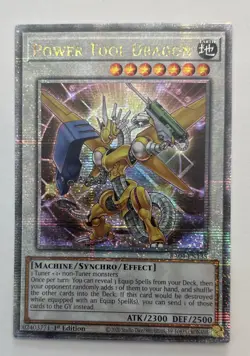 Yu-Gi-Oh! Power Tool Dragon / Quarter Century Secret Rare RA04-EN135 - Image 2