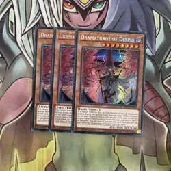 MP22-EN124 x3 Dramaturge of Despia Secret Rare Excellent Conditon Yugioh - Image 1