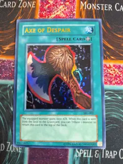 Yu-Gi-Oh! Axe Of Despair SRL-002 Ultra Rare Unlimited Near Mint - Image 1
